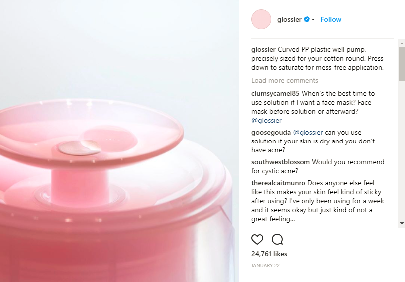 Glossier Example 2