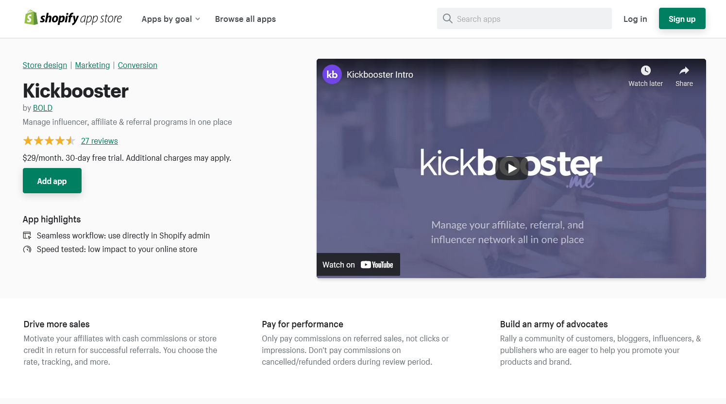 Kickbooster Review Acquire Convert