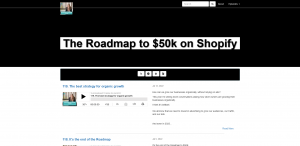 Shopify Podcast The Roadmap to 50k
