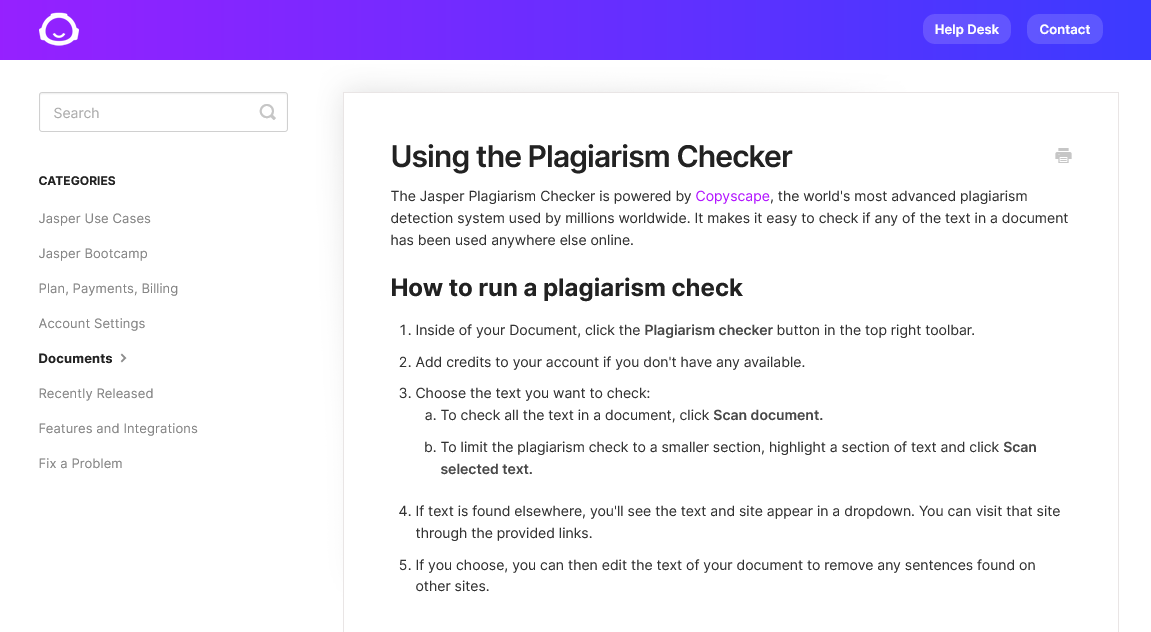 Jasper AI Review Plagiarism