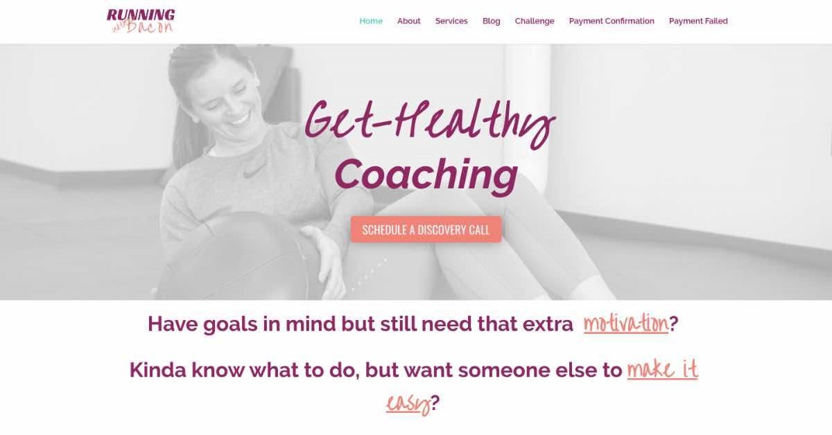 Coach Website Design Call to Action