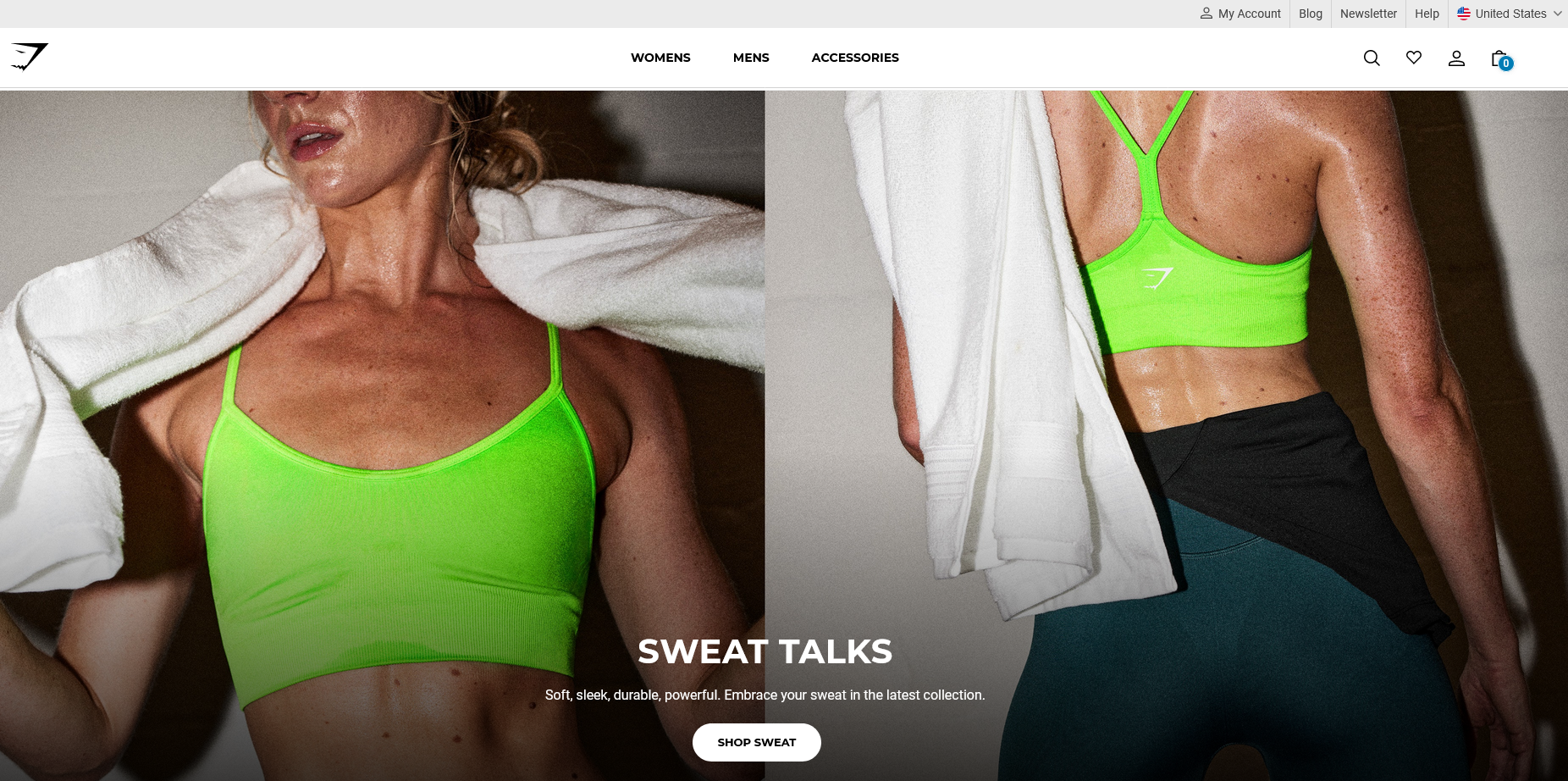 Gymshark Shopify Store