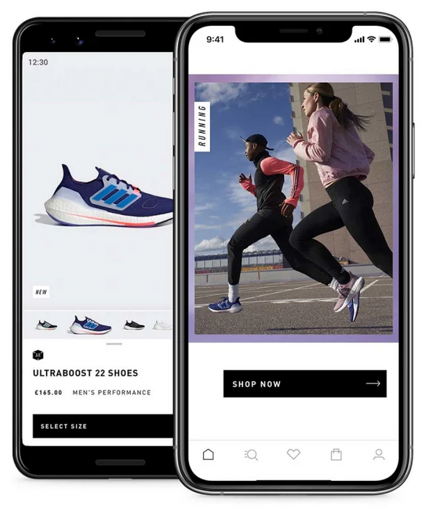 Shoe Website Design Mobile First