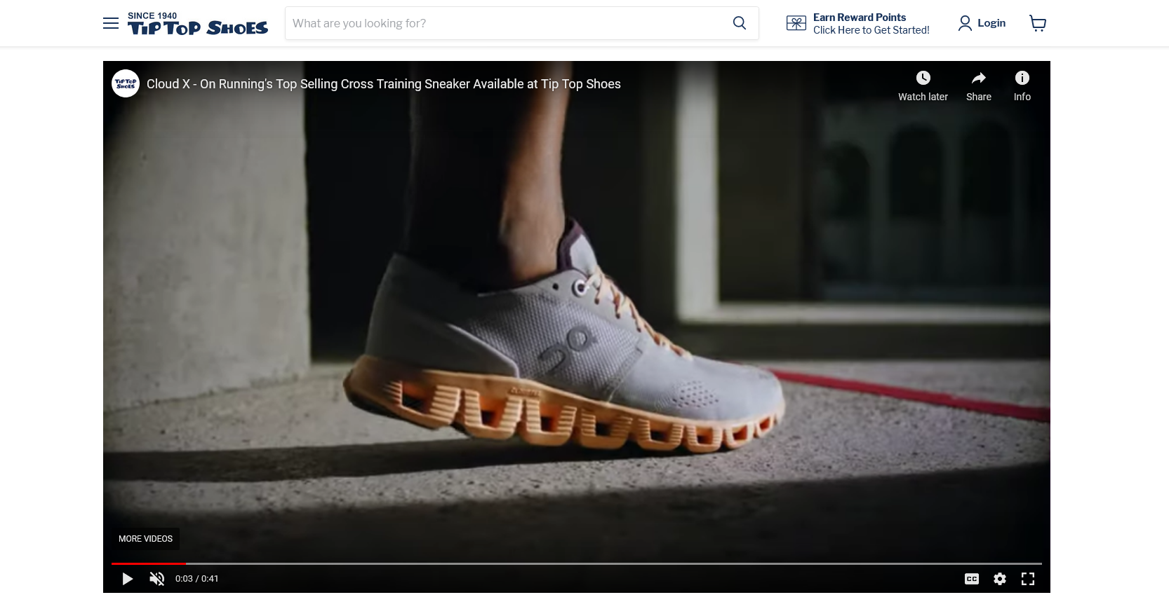 Shoe Website Design Video