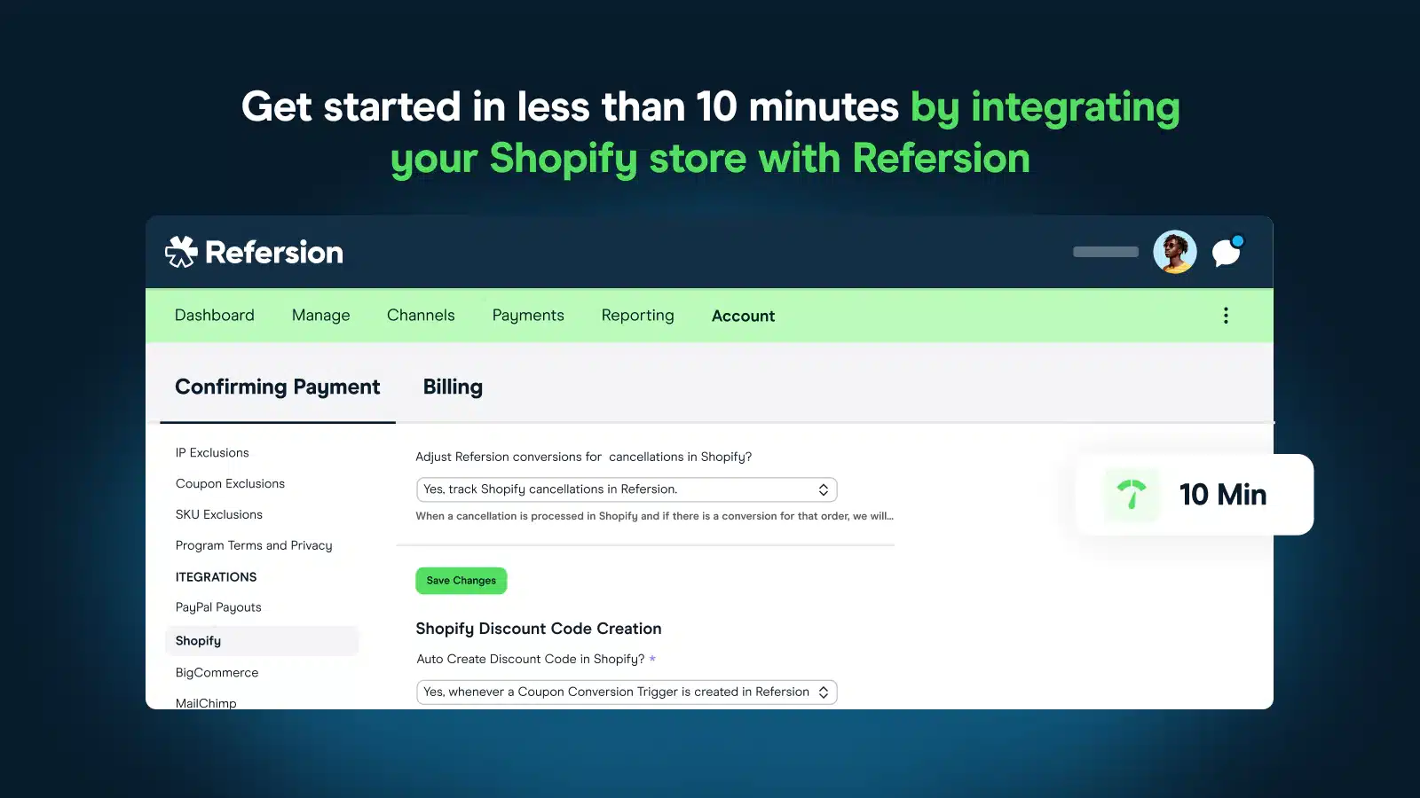 Refersion-Shopify