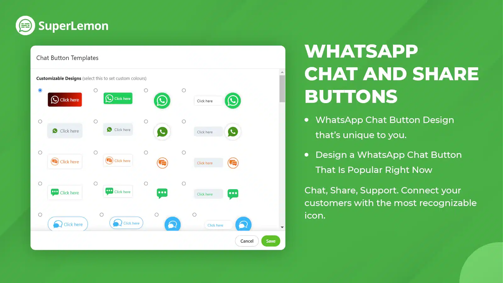 SuperLemon-app-chat-share-buttons