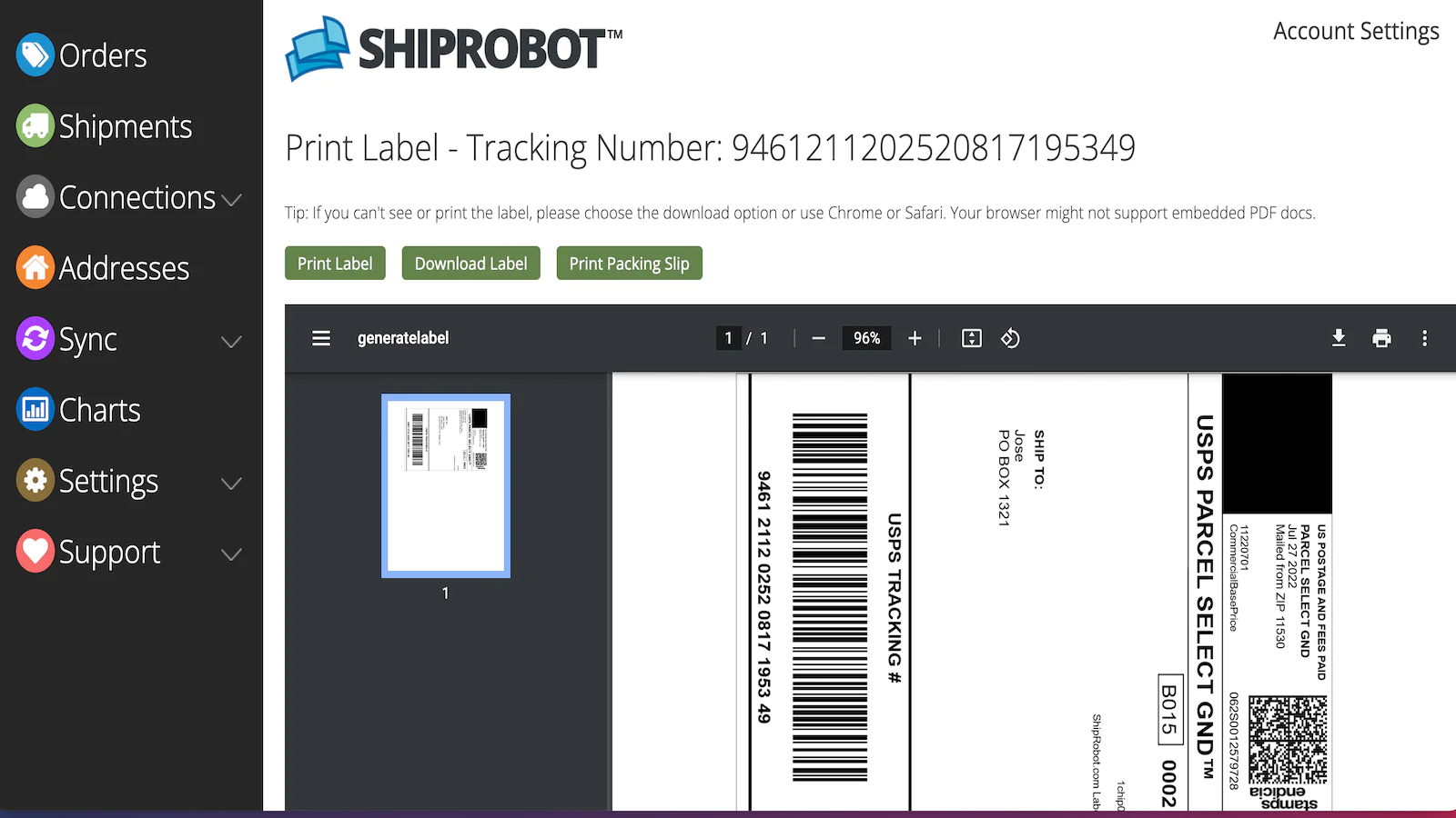 shiprobot-shipping-labels-print