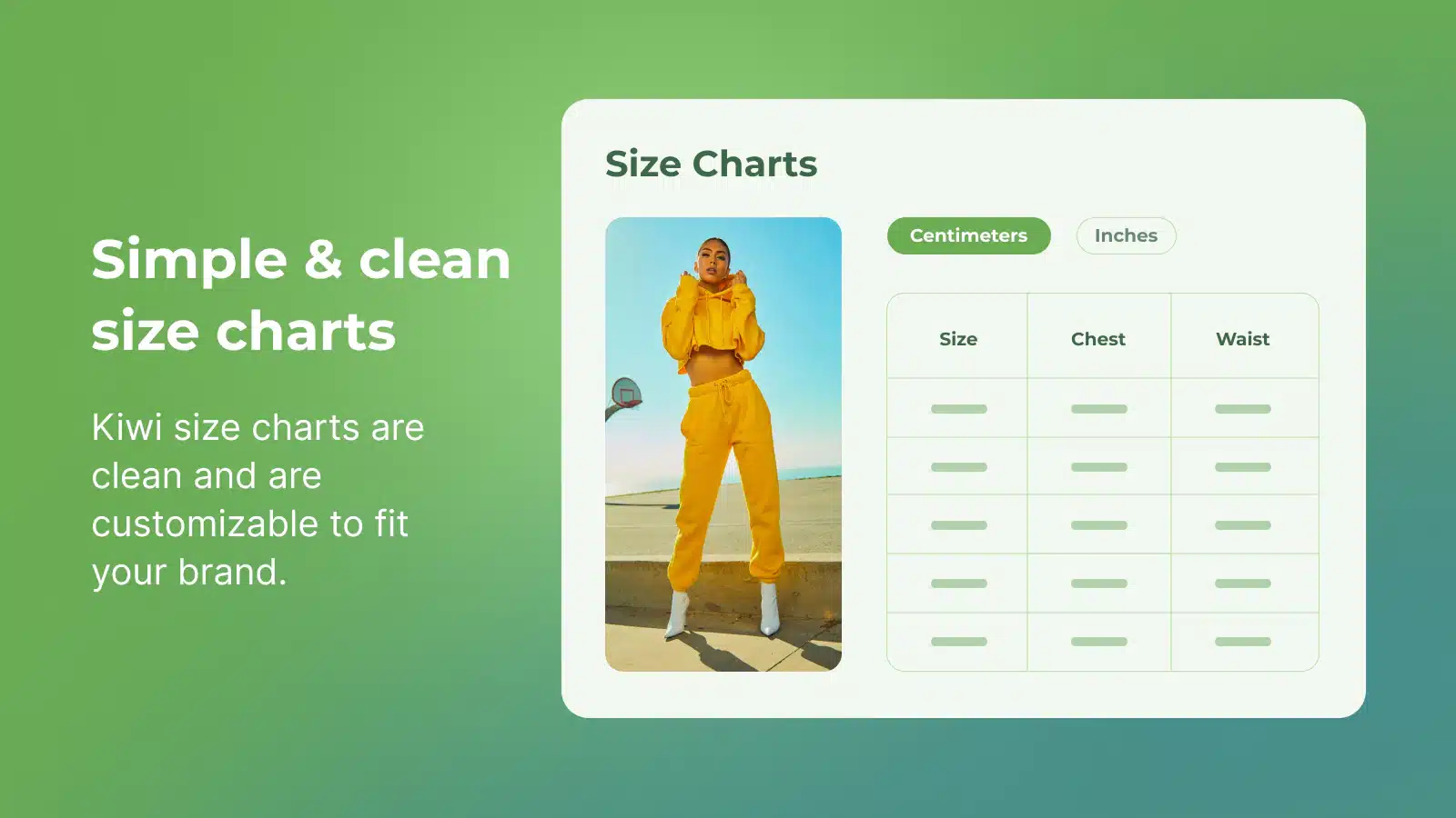 kiwi-size-chart-recommender-customizable