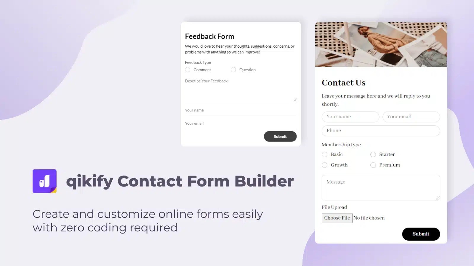 qikify-contact-form-builder-customize