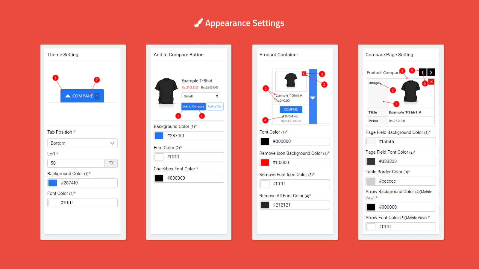 equate-product-compare-app-appearance-settings