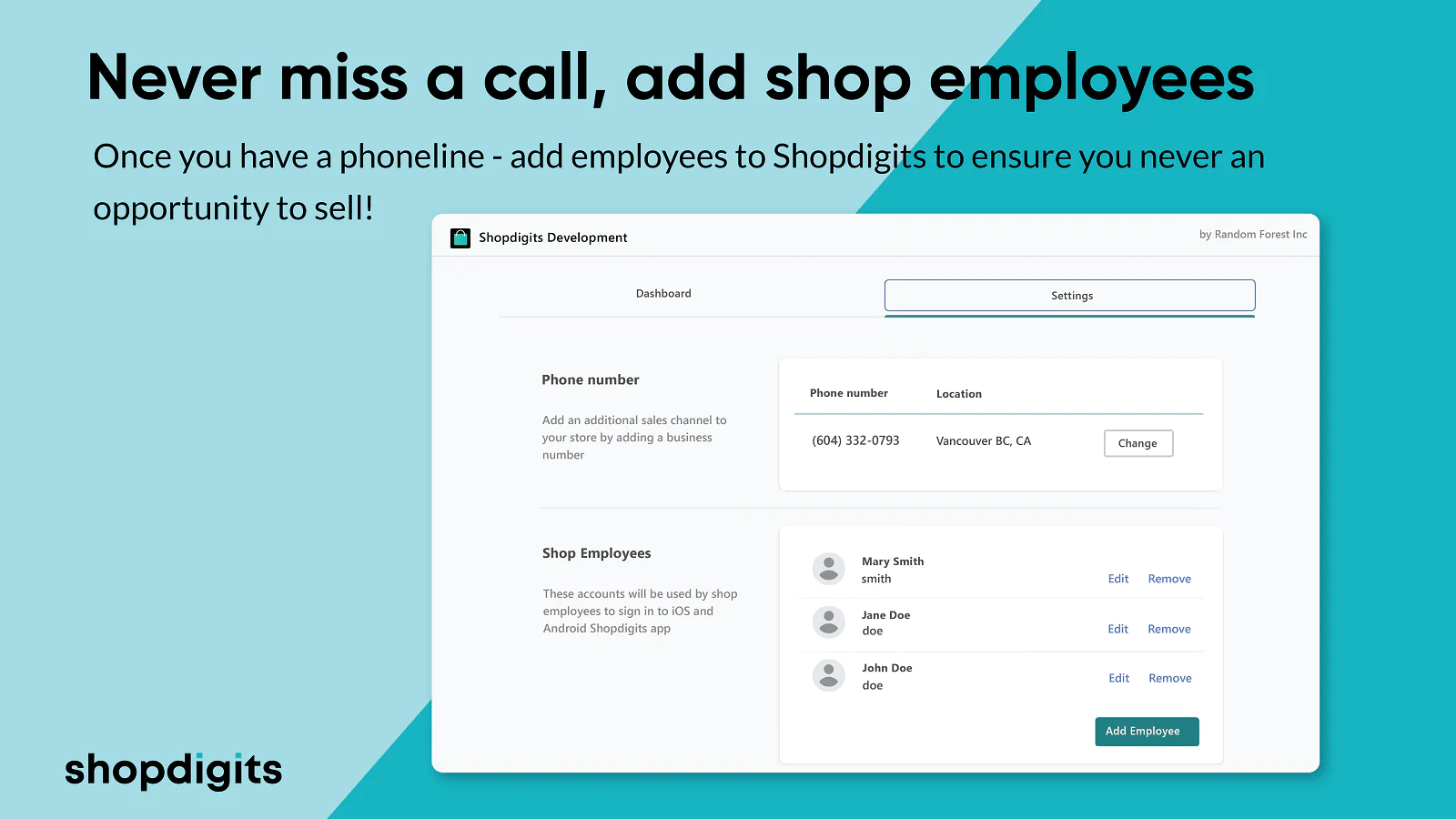 phone-number-call-shopdigits-app-employees