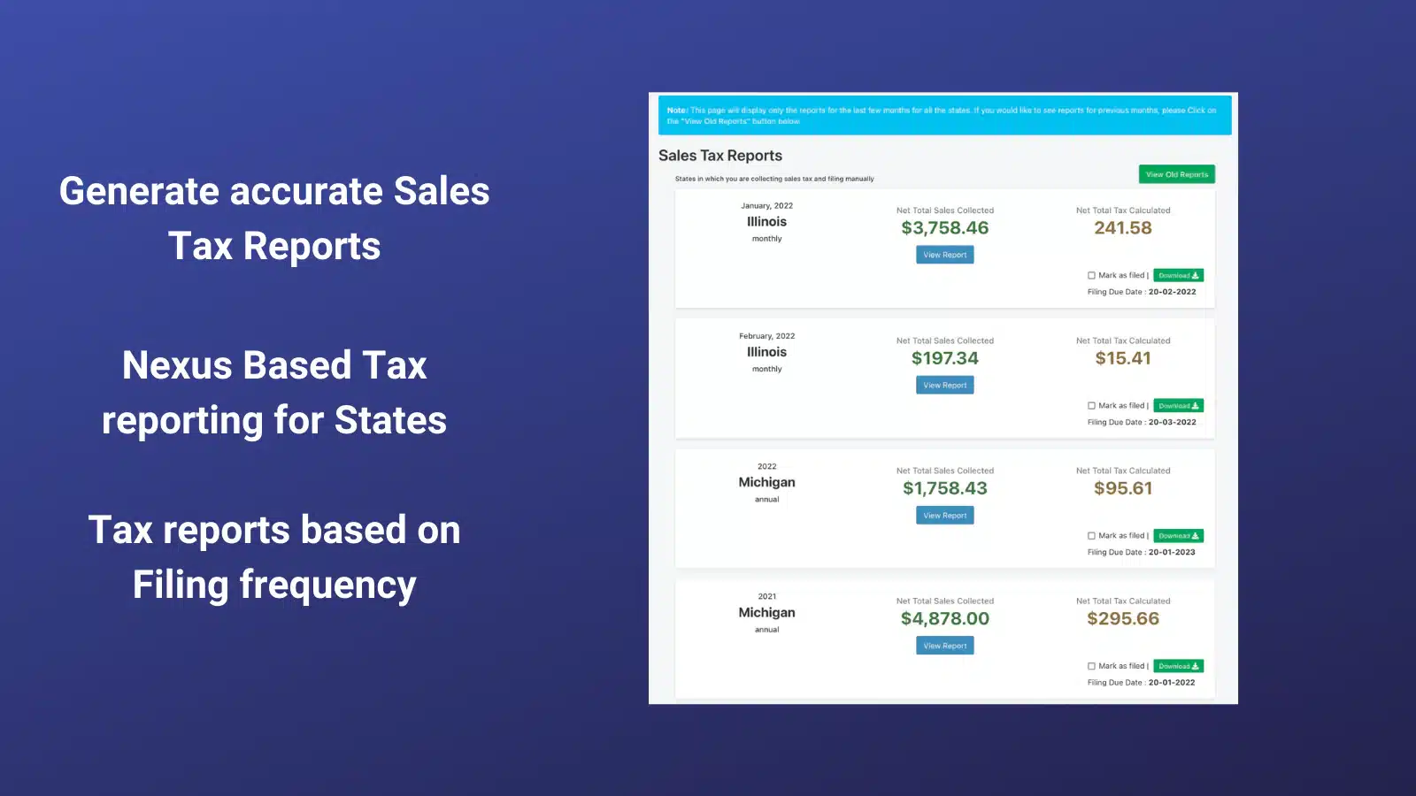 tax-rex-sales-tax-automation-app-reports